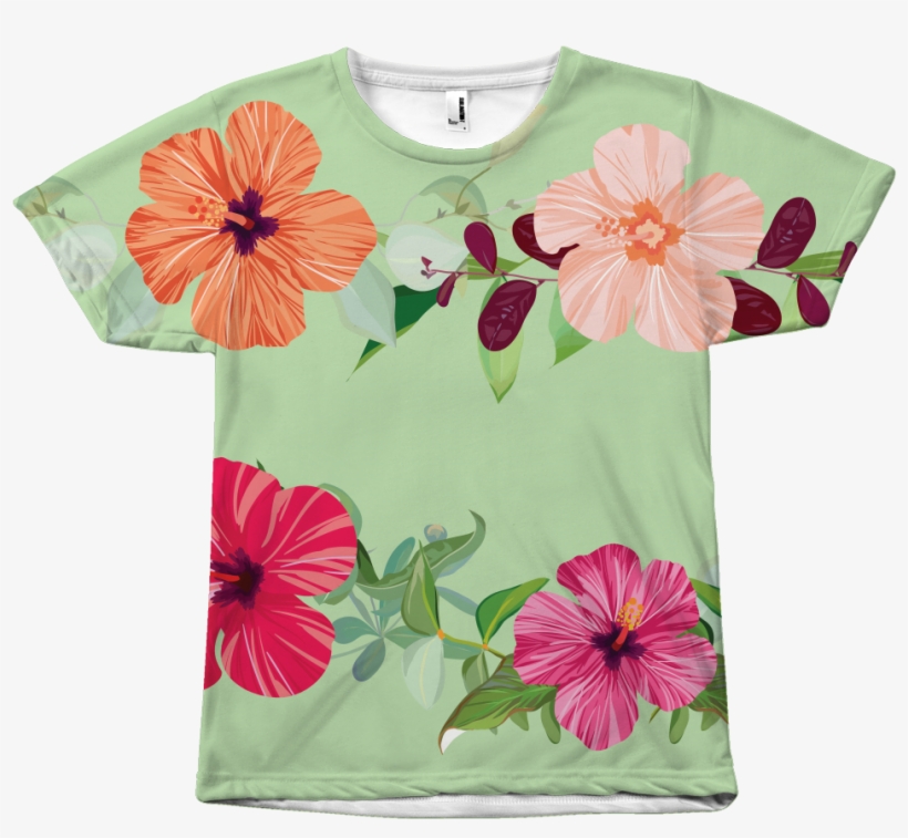 Aloha Lei Hawaiian T Shirt For Men & Women - Hawaiian Hibiscus, transparent png download