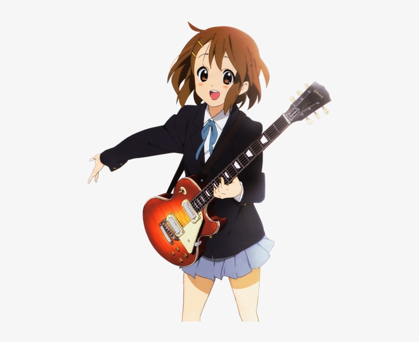 Клипарты, Шатенка, Девушка, K-on - K-on: Band Practice Wall Scroll, transparent png download