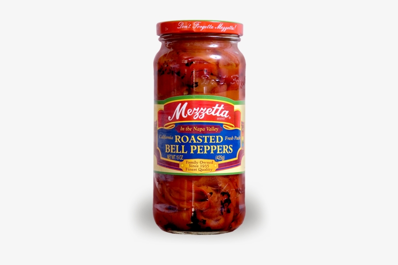 Roasted Bell Peppers - Mezzetta Tamed Jalapeno Peppers - 16 Fl Oz Jar, transparent png download