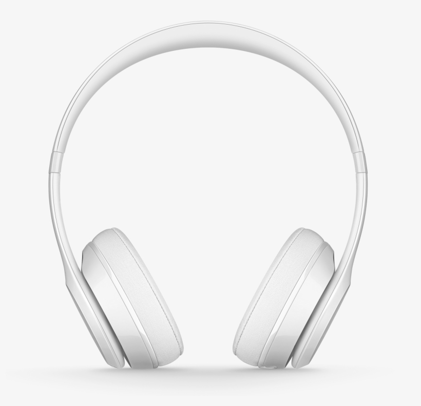 Gloss White - Apple Beats Solo³, transparent png download