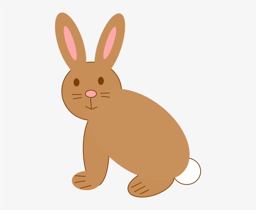 Brown Rabbit Clip Art At Vector Clip Art Png - Rabbit Clip Art Free, transparent png download