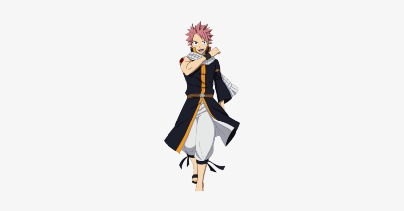 Natsu Dragneel - Anime Fairy Tail Natsu Dragneel Cosplay Costume, transparent png download