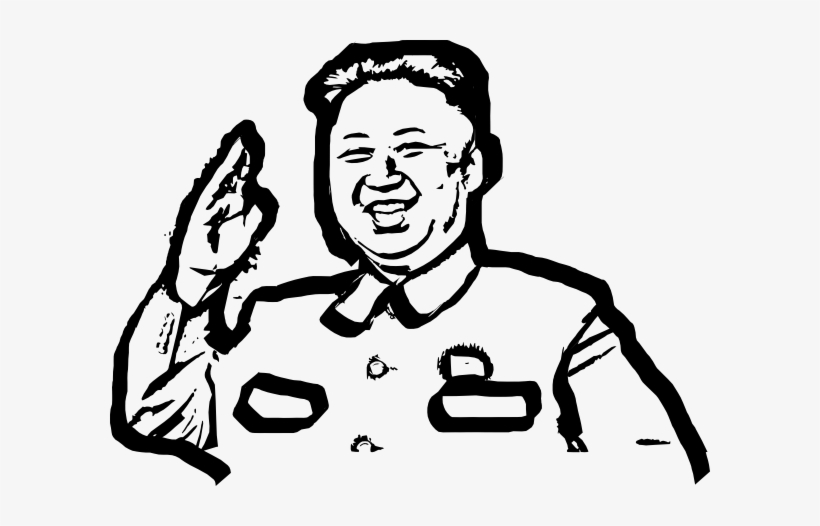 Outline Of Kim Jong Un, transparent png download