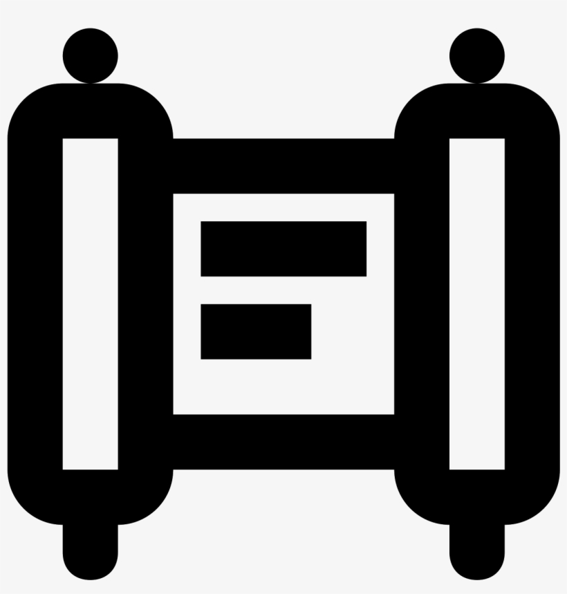 Two Thin Vertical Cylinders With Tiny Knobs At The - Icon, transparent png download