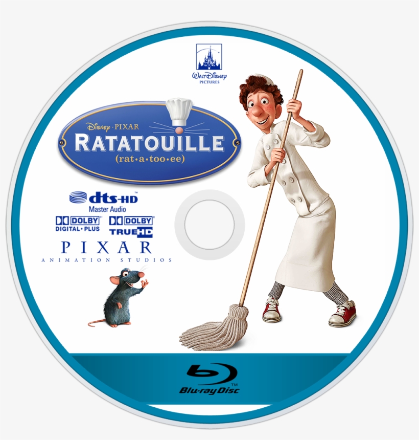 Ratatouille Bluray Disc Image - Ratatouille Blu Ray Disc, transparent png download