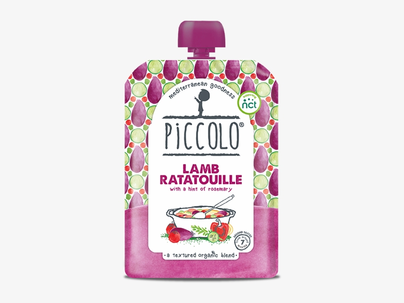 With A Hit Of Rosemary - Piccolo Stage 2 Lamb Ratatouille Puree, 130 G, Pack, transparent png download