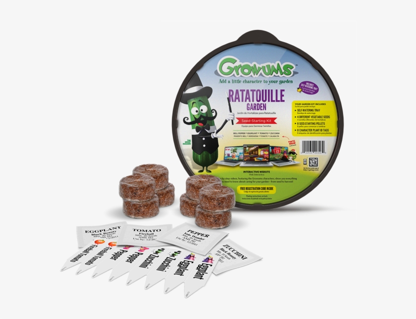 Ratatouille Garden - Growums Childrens Garden Kit, Herb, transparent png download
