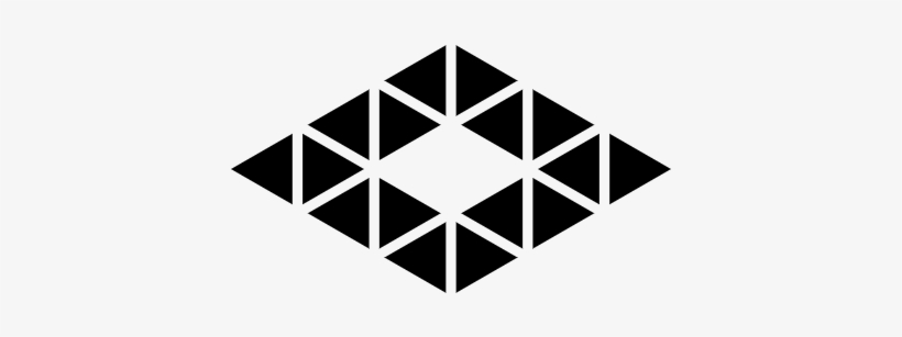Polygonal Rhomb Vector - Mesos Icon, transparent png download