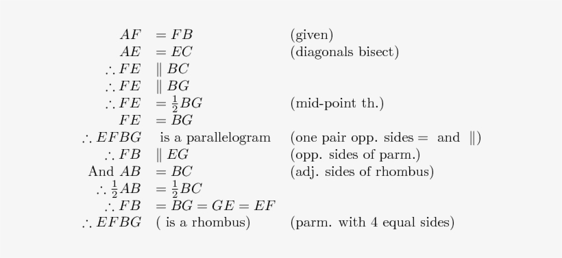 Prove That Is Also A Rhombus - Number, transparent png download