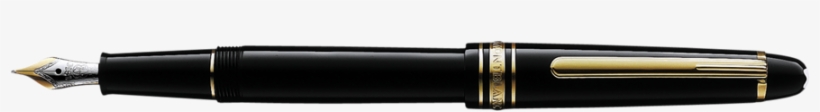 Fountain Pen Png - Montblanc Meisterstuck Classique Fountain Pen Black, transparent png download