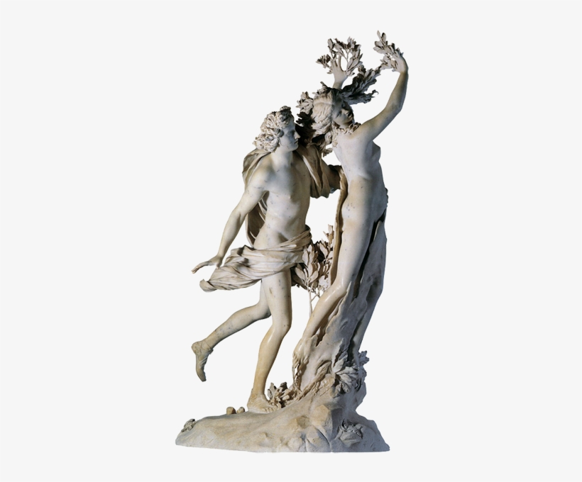 Bernini's Apollo & Daphne - Apollo And Artemis Statues, transparent png download