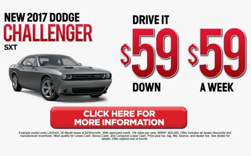 2016 Dodge Challenger Special - Chris Myers Dodge Chrysler Jeep, transparent png download