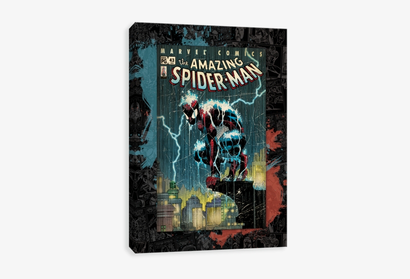 Spider-man Lightning - Romita Spider Man Cover, transparent png download
