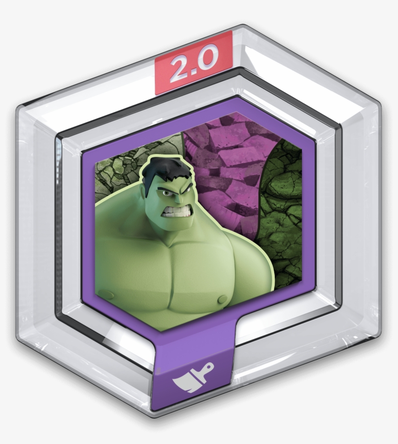 World War Hulk - Disney Infinity 2.0 Power Discs Pack - Series 1, transparent png download