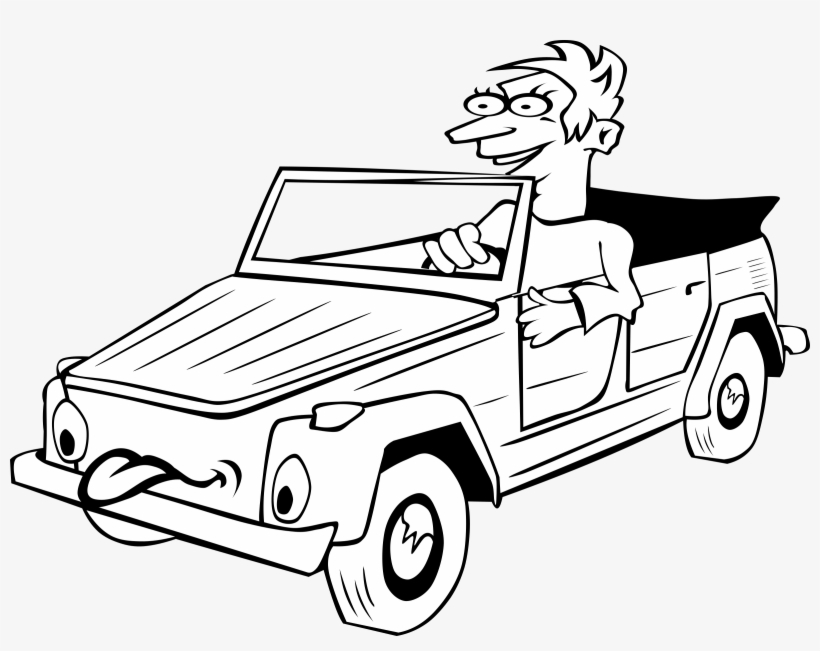 Dodge Challenger - Drive A Car Drawing, transparent png download