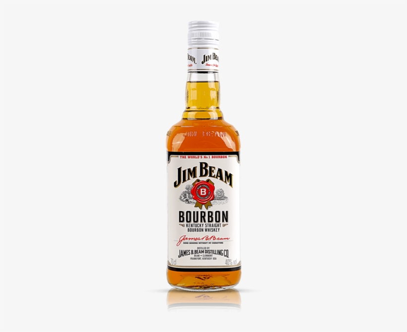 Jim Beam White - Jim Beam White Label, transparent png download