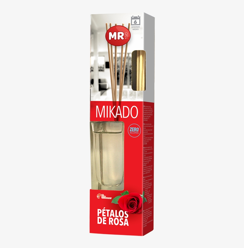 Mr150 Air Freshener Sticks 37 Ml Rose Petals - Ambientador Mikado Frutos Rojos 37 Ml, transparent png download