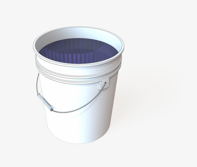 Bucket Transparent 5 Gallon - 5 Gallon Bucket Png, transparent png download