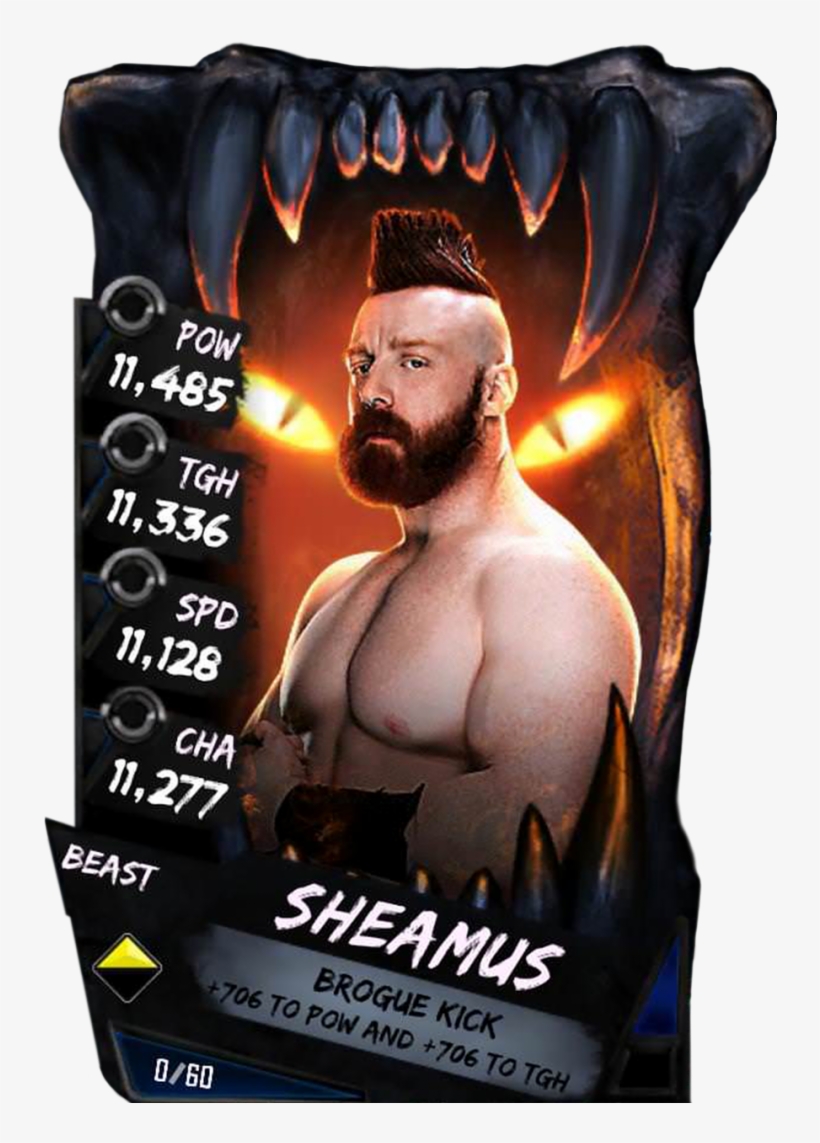 Sheamus S4 16 Beast - Wwe Supercard Beast Cards, transparent png download