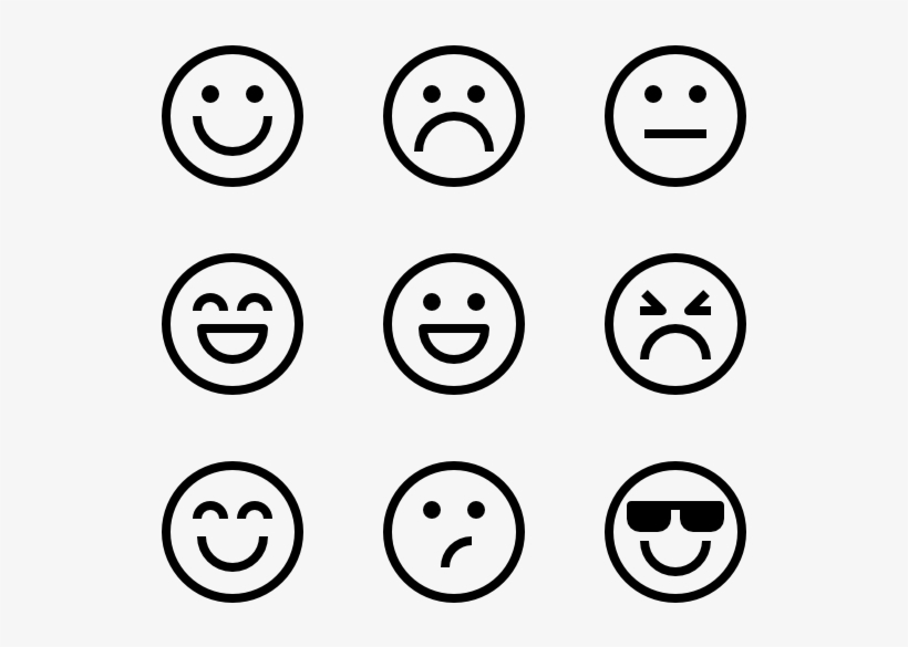Emotion Face - Music Icon Pack Png, transparent png download
