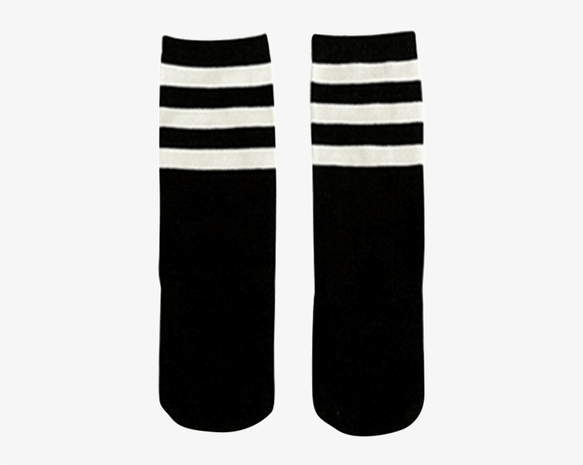 Petite Bello Socks 0-1t Black Stripes Knee High Socks - Sock, transparent png download