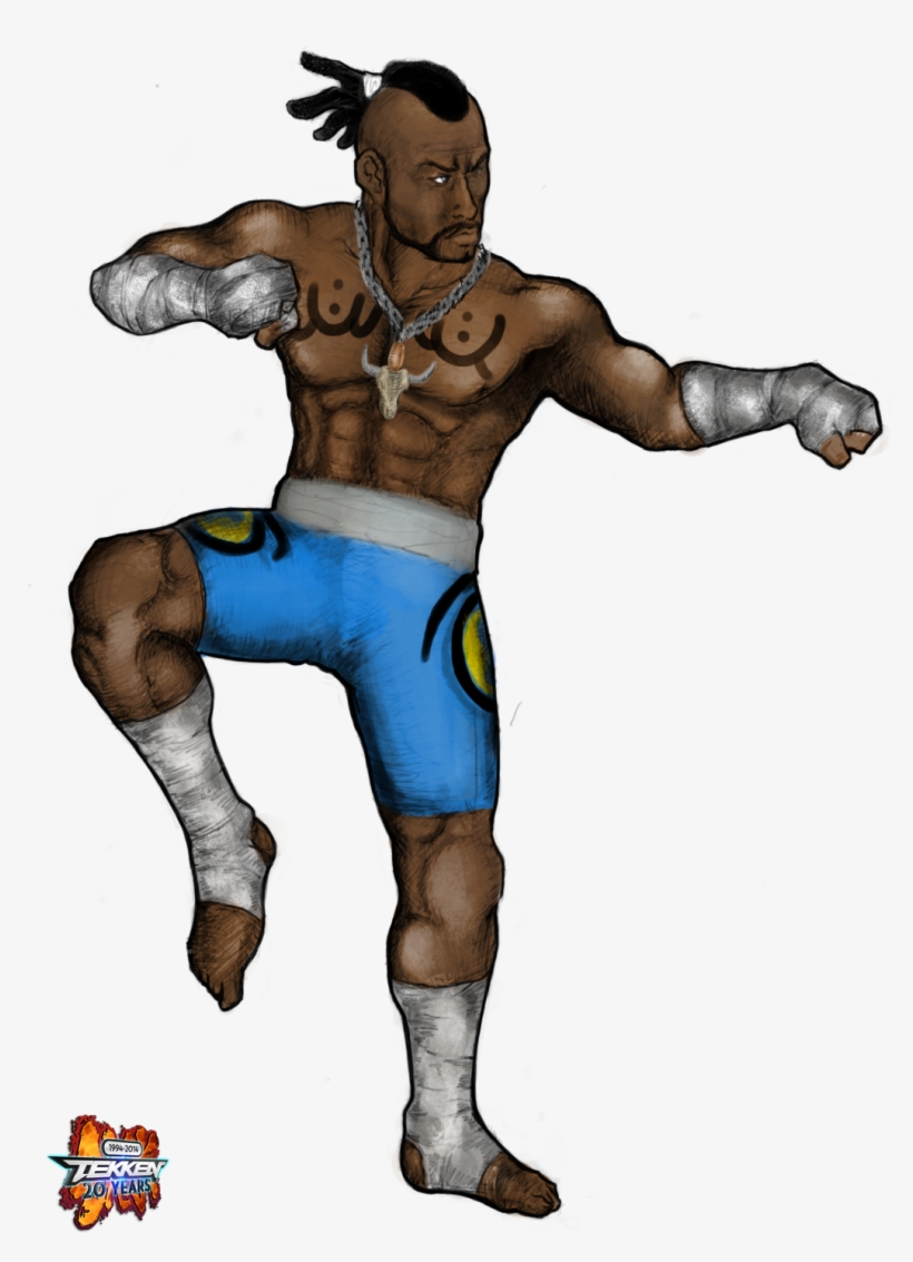 Bruce Irvin Tekken Anniversary Tribute On Game Art - Bruce Irvin Tekken, transparent png download