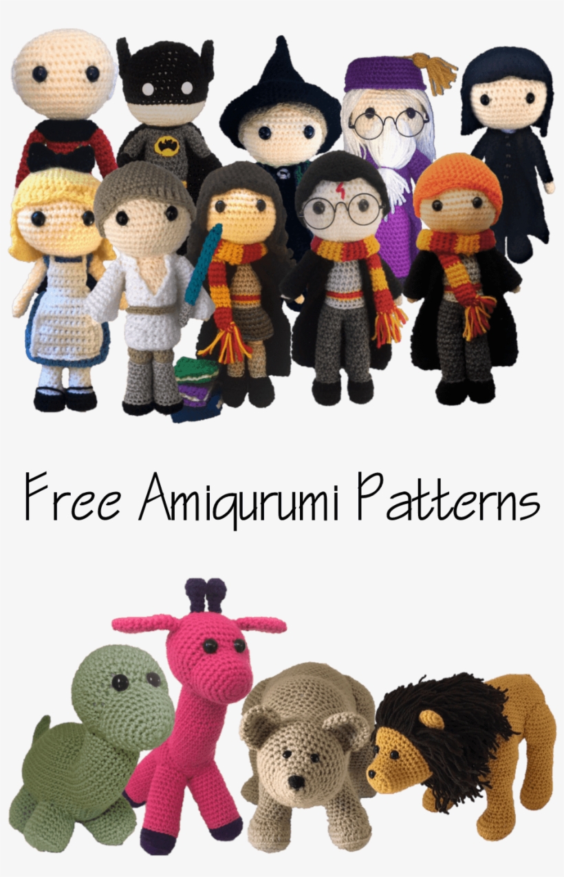 Free Amigurumi Patterns Harry Potter Star Trek Batman - Amigurumi, transparent png download