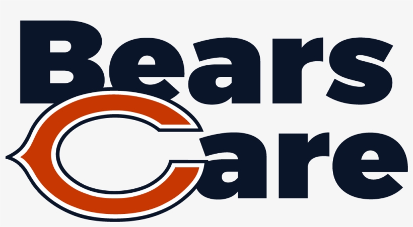 Bears Care Stacked Rgb - Chicago Bears Logos, Uniforms, And Mascots, transparent png download