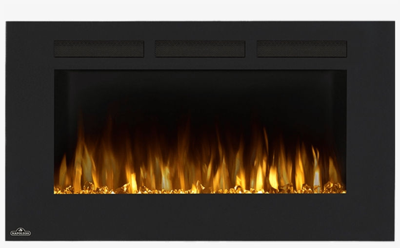 Napoleon Allure Wall Hanging Electric Fireplace - Allure? Wall Mount Electric Fireplace Napoleon, transparent png download