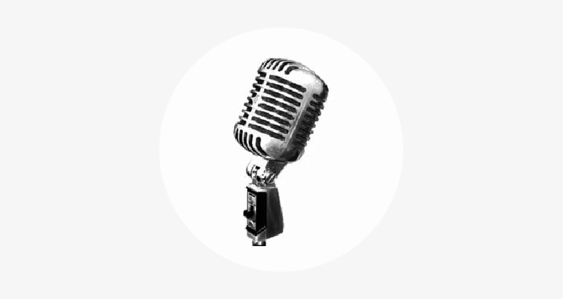 Open Mic Night - Old Microphone, transparent png download