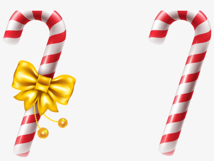 Free Download Candy Cane Clipart Candy Cane Christmas - Bastones De Navidad Png, transparent png download