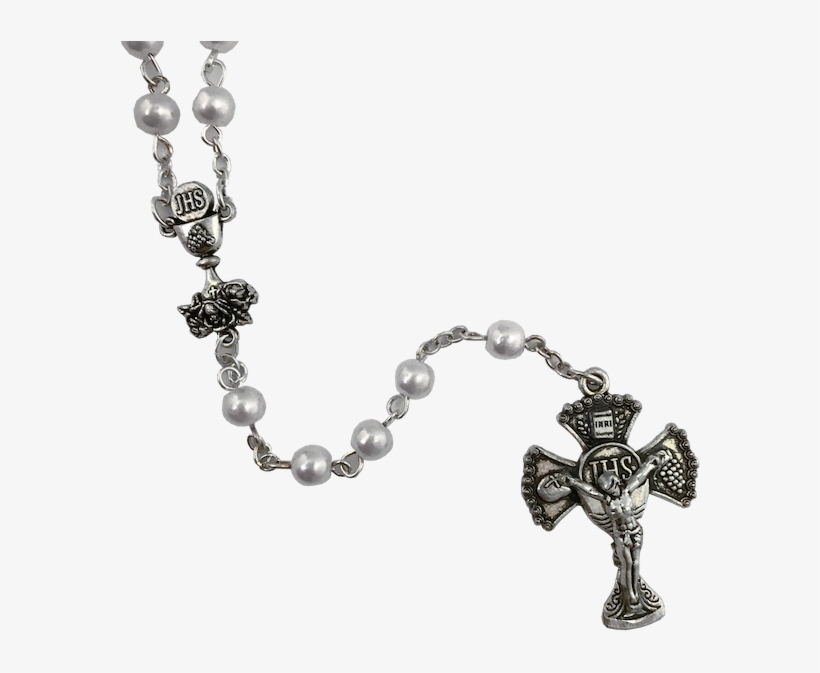 Deluxe First Communion Rosary - First Communion, transparent png download