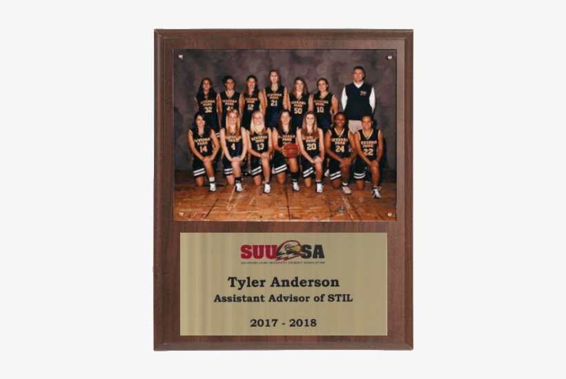 Sublimated Team Plaque - Basketball Team, transparent png download