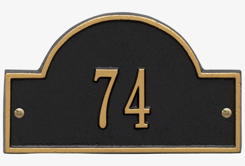 Arch Marker Petite Wall Plaque - Number, transparent png download