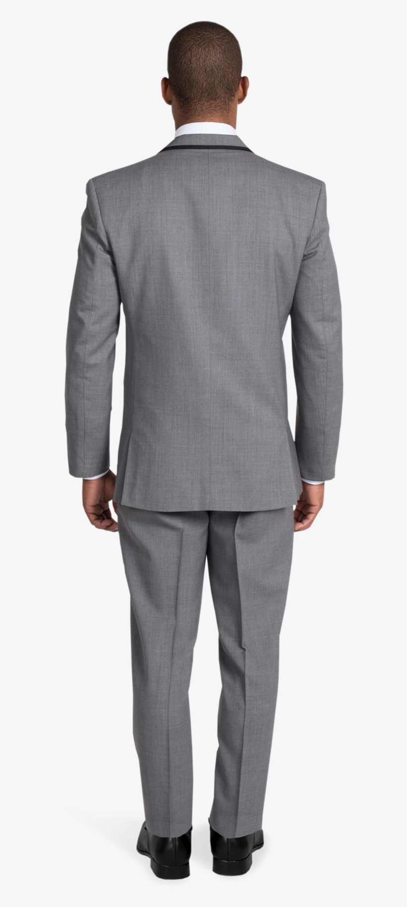 Grey Kristoff Tuxedo By Savvi - Man Suit Back Transparent, transparent png download