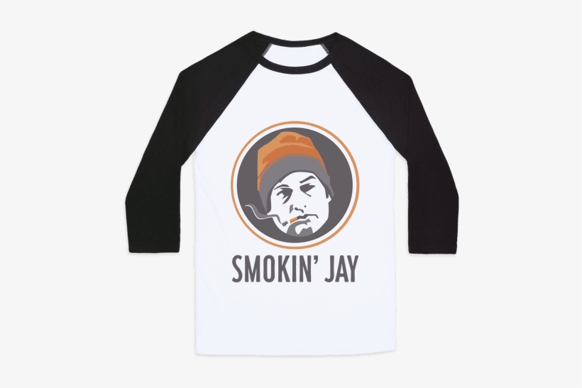 Smokin' Jay Baseball Tee - Asexual Shirts, transparent png download
