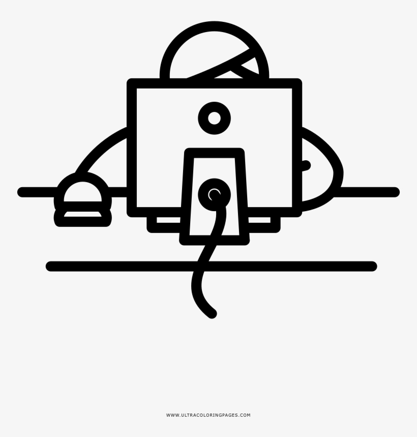 Office Worker Coloring Page - Icon Developer, transparent png download