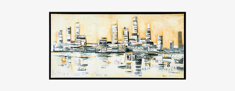 Image For 30x60" Landscape Painting From Economax - Skyline, transparent png download