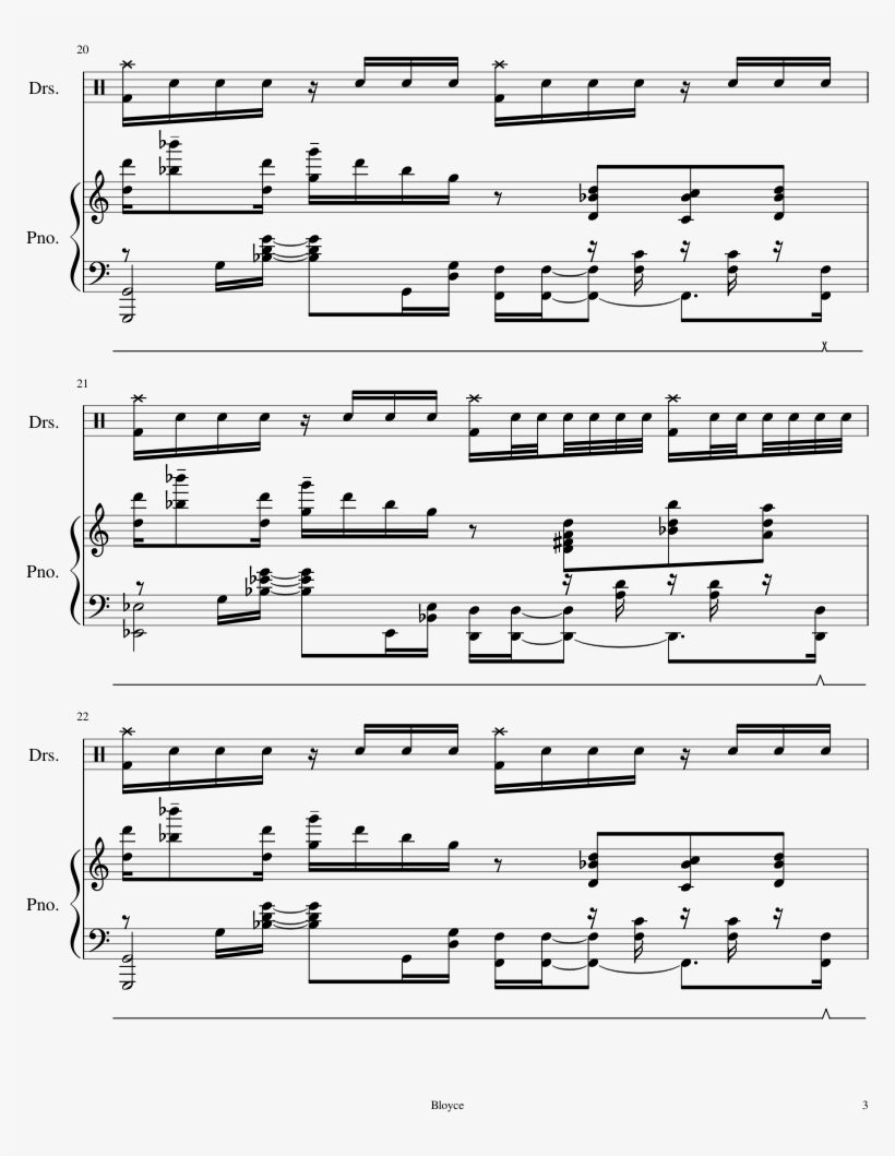 Tokyo Ghoul Sheet Music Composed By Tk From 3 Of 22 - Sheet Music, transparent png download