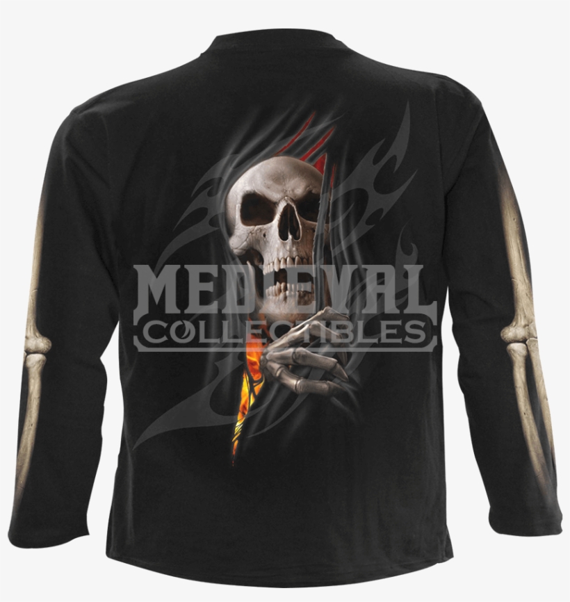Item - Women's Spiral Wolf Soul Longsleeve T-shirt, transparent png download