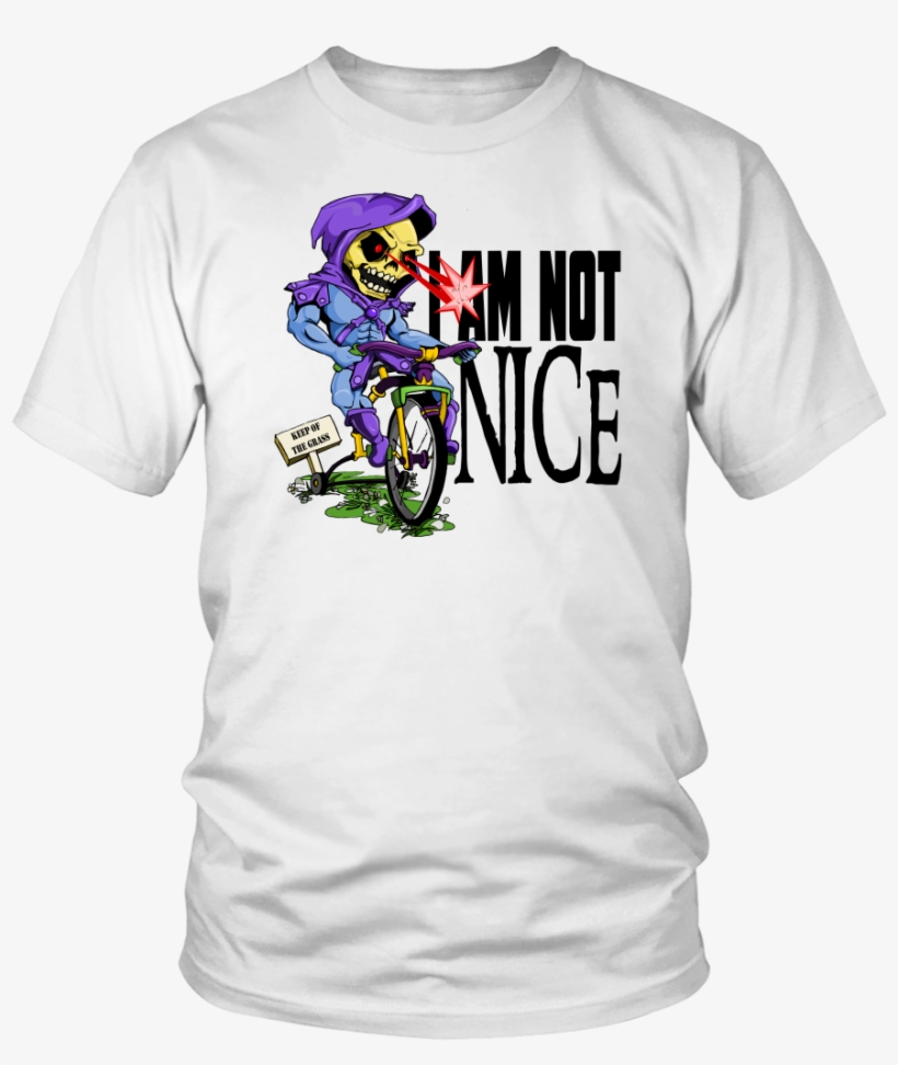 I Am Not Nice Skeletor Shirt M/f Several Colors Myaah - All Women Are Created Equal But Queens, transparent png download