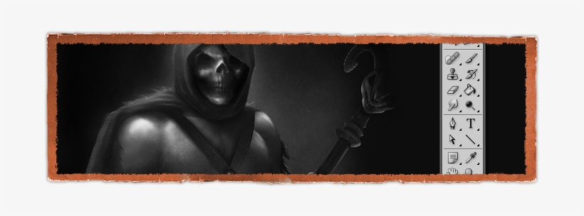 See How I Made This Retro Skeletor Digital Painting - Painting, transparent png download