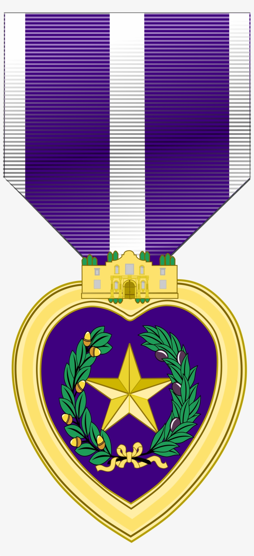 Picture Stock Texas Wikipedia - Purple Heart Medal Png, transparent png download