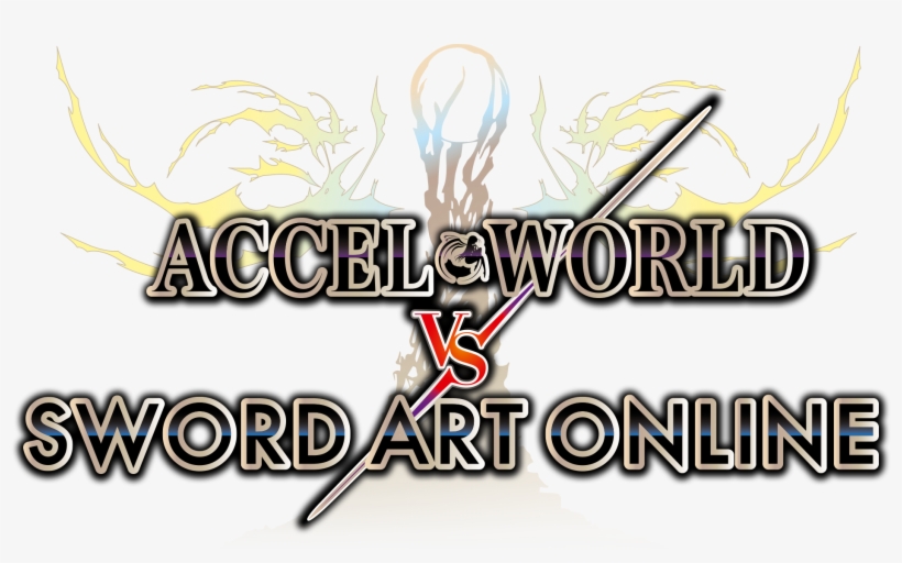 Sword Art Online Launches July 7 In The Americas And - Accel World Vs Sword Art Online Logo, transparent png download