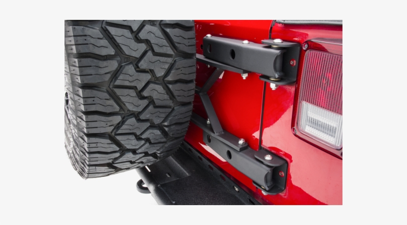 Aries 2563000 Jeep Heavy Duty Spare Tire Carrier, transparent png download