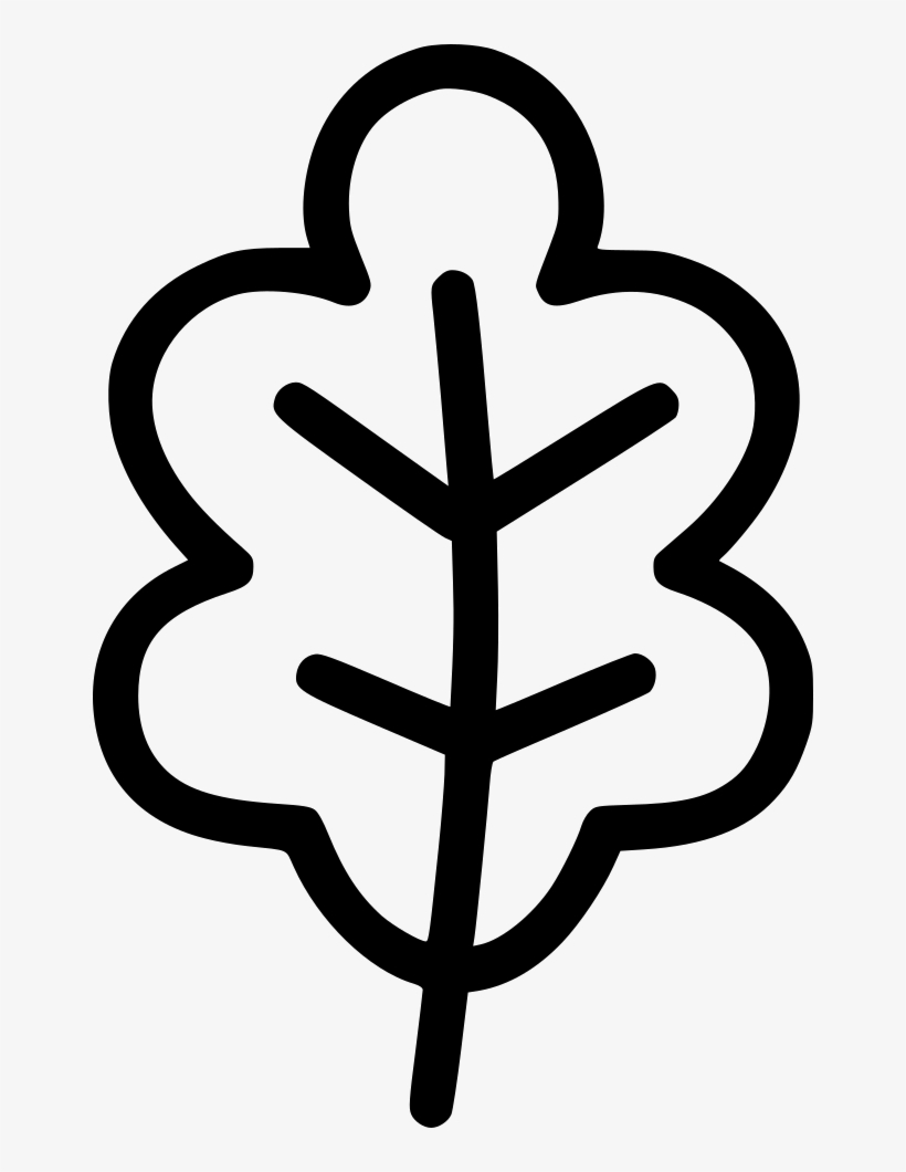 Oak Leaf Leaves Autumn Dry Tree Comments - Sign, transparent png download