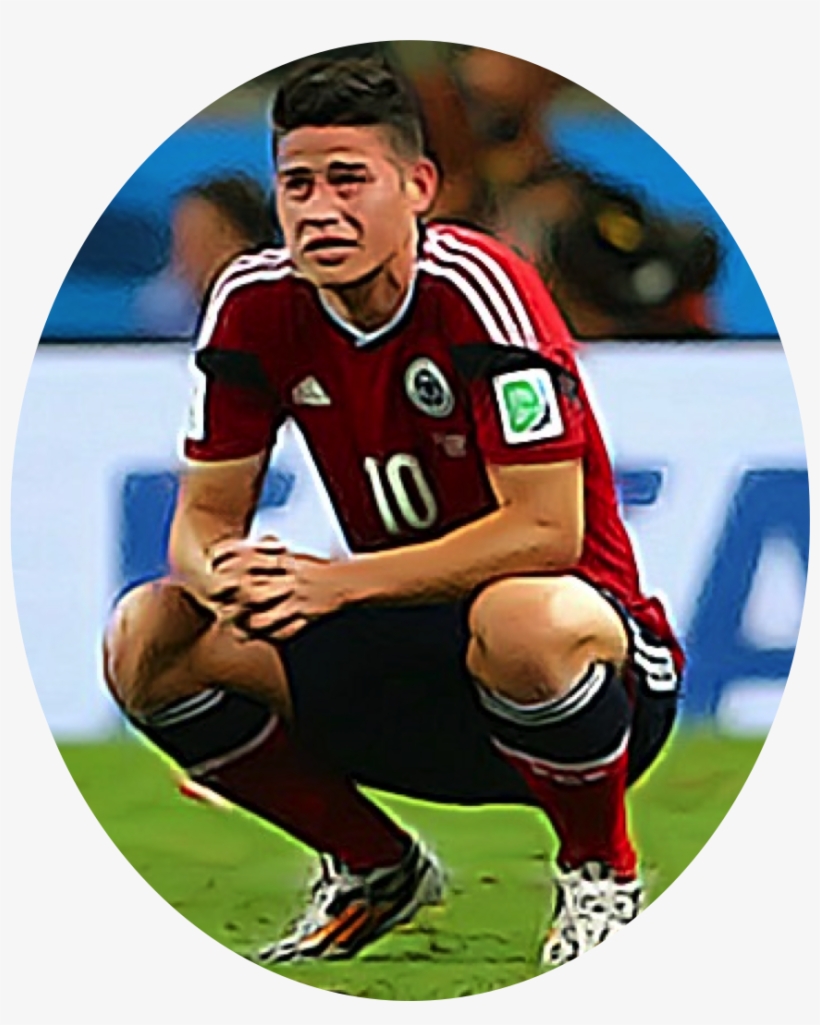 James Rodríguez Crying Pic For Blog - James Rodriguez Colombia Crying, transparent png download