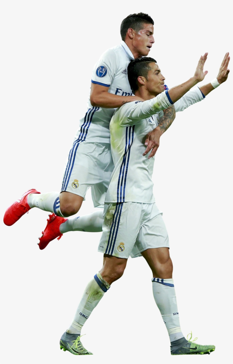Cristiano Ronaldo & James Rodriguez Render - Ronaldo I Rodriguez 2017, transparent png download
