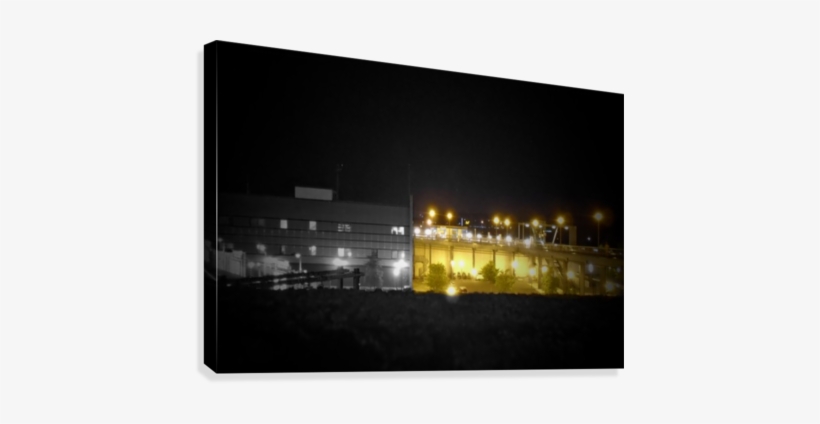 Silver Gold Paris Urban Splash Canvas Print - Color, transparent png download