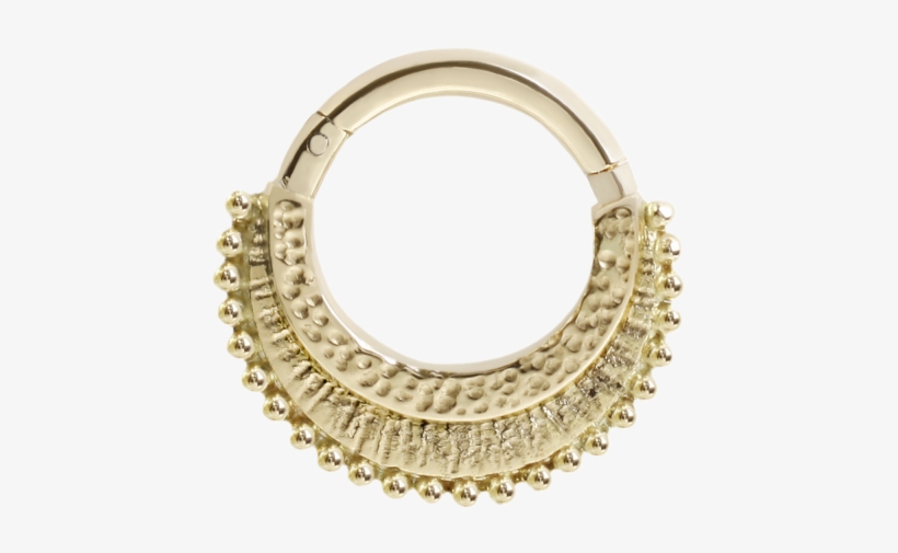 War Horse - Gold War Horse Septum Clicker Ring, transparent png download